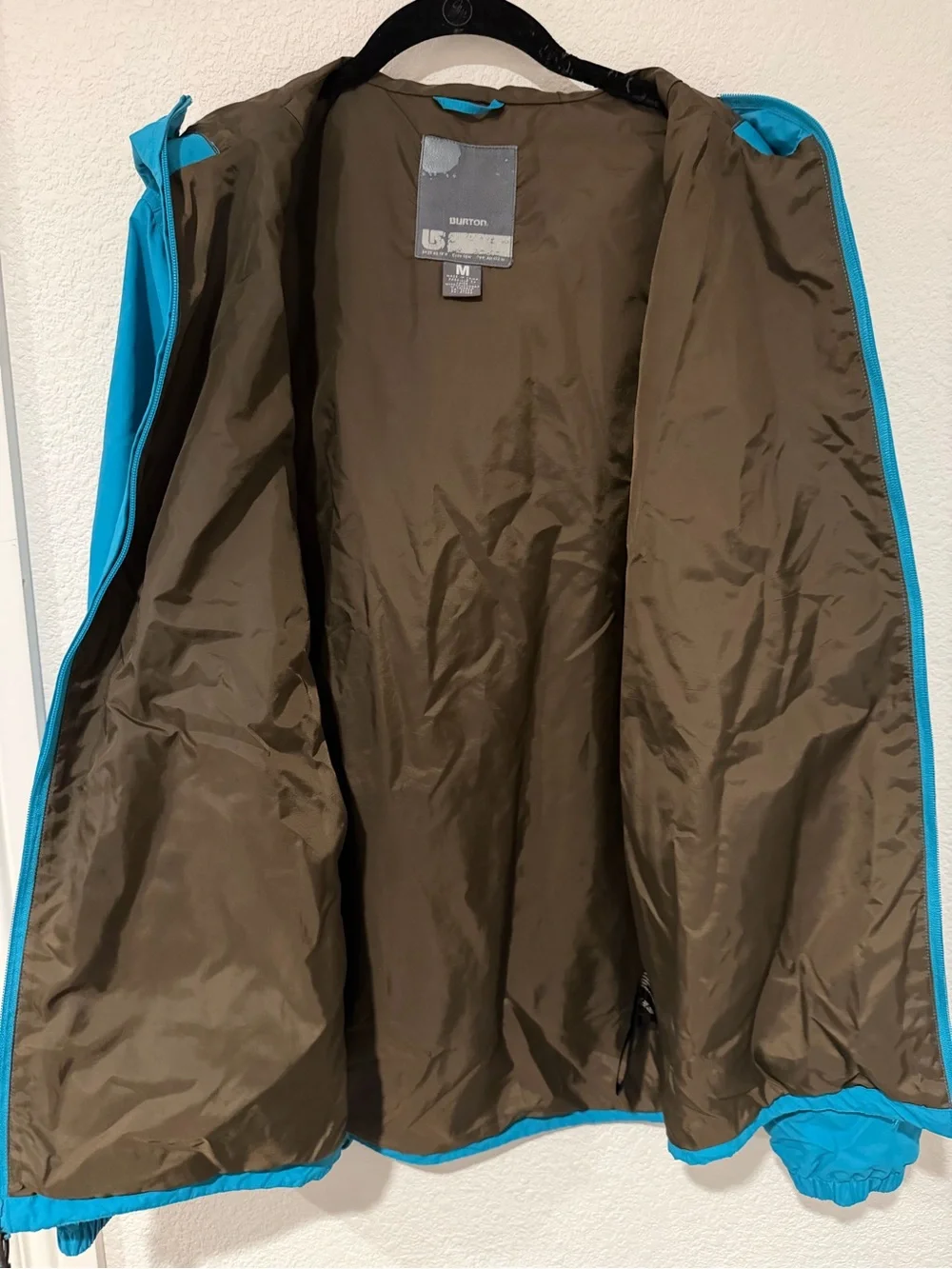 Vintage Burton Men’s Blue Hooded Ski Snowboard Jacket